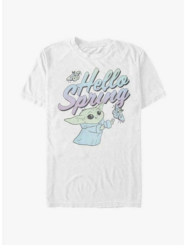 New ✨ Star Wars The Mandalorian The Child Hello Spring T-Shirt 😍 3 New ✨ Star Wars The Mandalorian The Child Hello Spring T-Shirt 😍