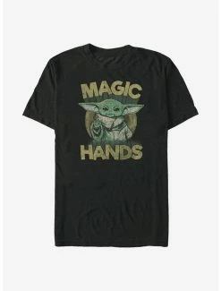 Best Pirce 🌟 Star Wars The Mandalorian Magic Hand The Child T-Shirt 🤩 -Star Wars Clothing Sales 15589170 hi
