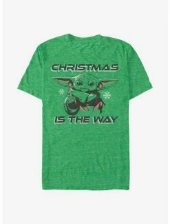 Hot Sale 🔥 Star Wars The Mandalorian The Child 🎄 Christmas Is The Way T-Shirt ✨