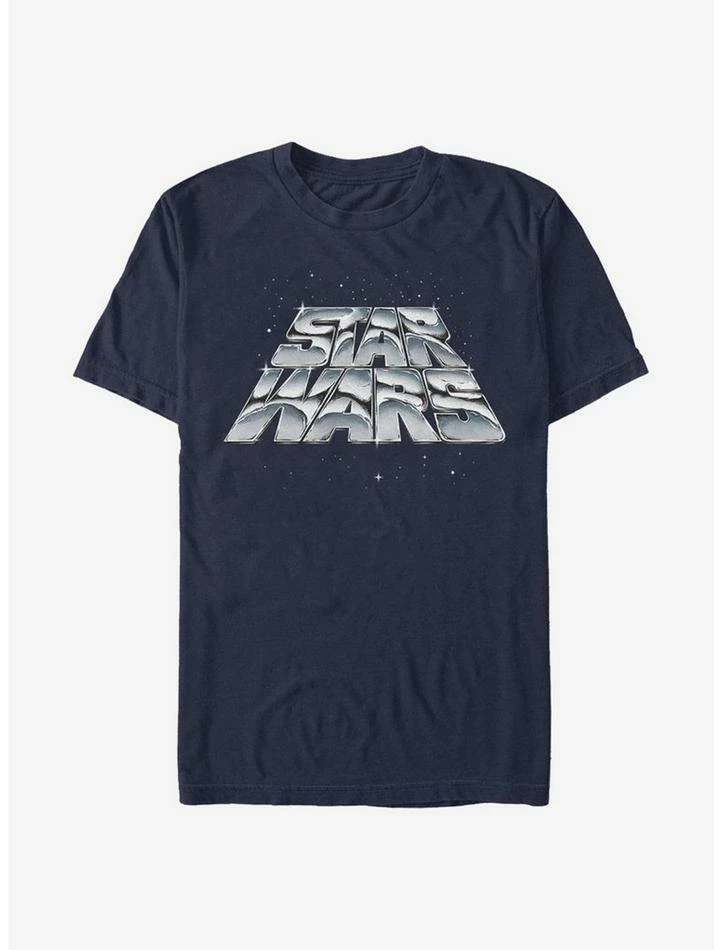 Cheap 🛒 Star Wars Chrome Slant Again T-Shirt ✨ 6 Cheap 🛒 Star Wars Chrome Slant Again T-Shirt ✨ - Image 4