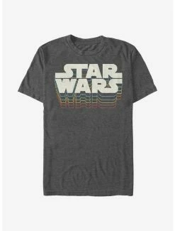 Flash Sale 🤩 Star Wars Retro Gradient Logo T-Shirt 🥰 -Star Wars Clothing Sales 15591366 hi 1