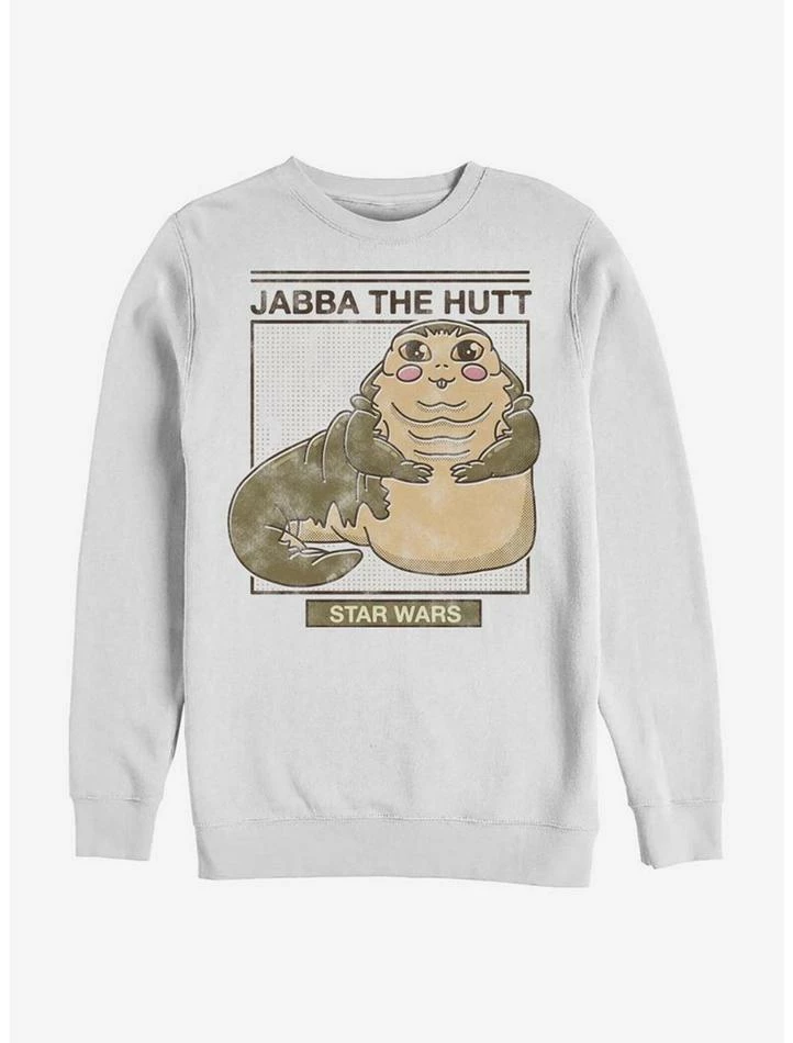 Cheap ๐ Star Wars Cute Jabba Crew Sweatshirt ๐ 3 Cheap ๐ Star Wars Cute Jabba Crew Sweatshirt ๐