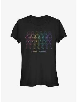 Promo 😍 Star Wars Rainbow Line Stormtrooper 👧 Girls T-Shirt ⌛ -Star Wars Clothing Sales 15609579 hi 1