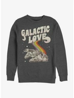 Best deal 🔥 Star Wars Galactic Love Falcon Crew Sweatshirt 🔔