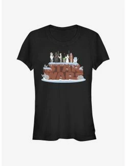 Best deal ⌛ Star Wars 🥳 Birthday Cake 👧 Girls T-Shirt 🔥