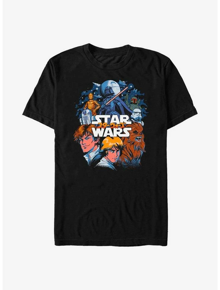 Hot Sale 👏 Star Wars Manga Art T-Shirt ✨ 3 Hot Sale 👏 Star Wars Manga Art T-Shirt ✨