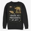 Best Pirce 🔔 Star Wars Gingerbread At-At Crew Sweatshirt ⭐ -Star Wars Clothing Sales 15620580 hi