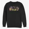 New ⭐ Star Wars Logo Poster Movie Scenes Crew Sweatshirt ❤️ -Star Wars Clothing Sales 15620607 hi