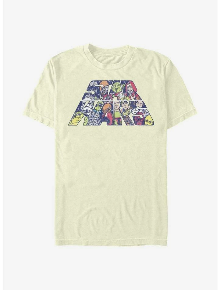 Brand new ๐ Star Wars Slant Characters Logo T-Shirt ๐ 4 Brand new ๐ Star Wars Slant Characters Logo T-Shirt ๐ - Image 2