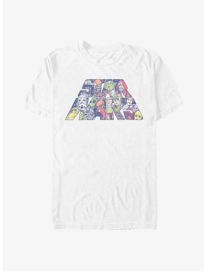 Brand new ๐ Star Wars Slant Characters Logo T-Shirt ๐ 5 Brand new ๐ Star Wars Slant Characters Logo T-Shirt ๐ - Image 3