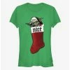 Discount ❤️ Star Wars 🎅 Christmas Stocking Nice Yoda 👧 Girls T-Shirt 🔔 -Star Wars Clothing Sales 15621215 hi