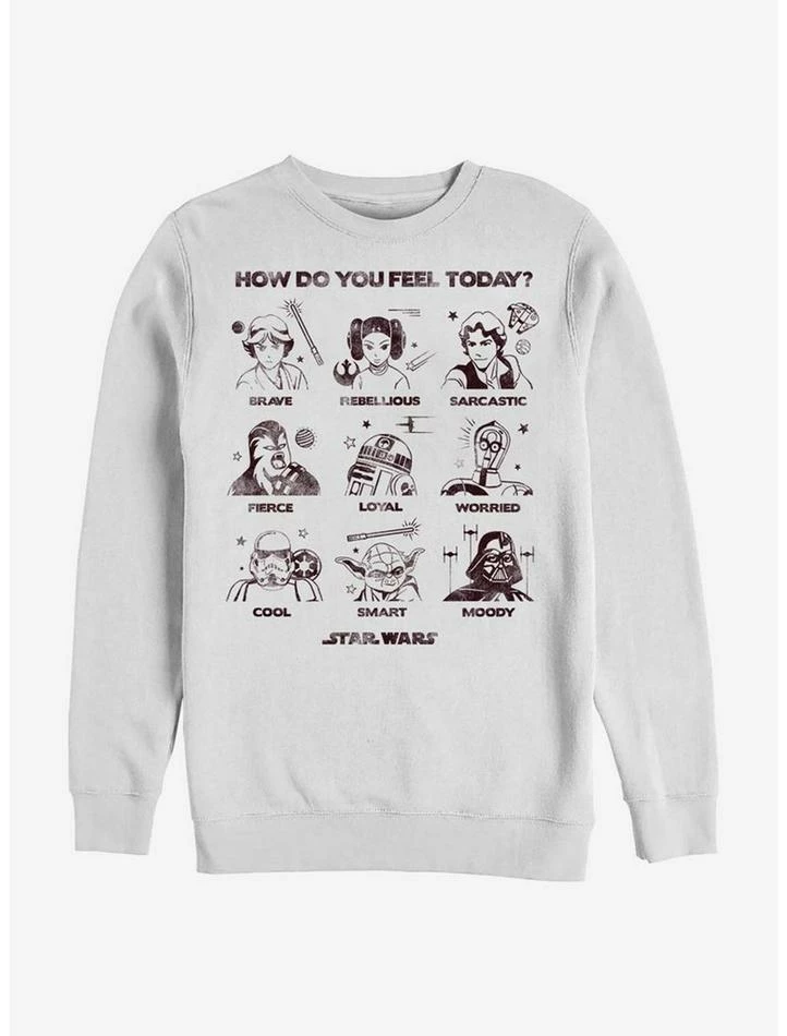 Top 10 🔔 Star Wars Feelings Crew Sweatshirt 😍 3 Top 10 🔔 Star Wars Feelings Crew Sweatshirt 😍
