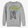 Hot Sale 🎉 Star Wars R2 Cartoon Crew Sweatshirt 👏 -Star Wars Clothing Sales 15625473 hi
