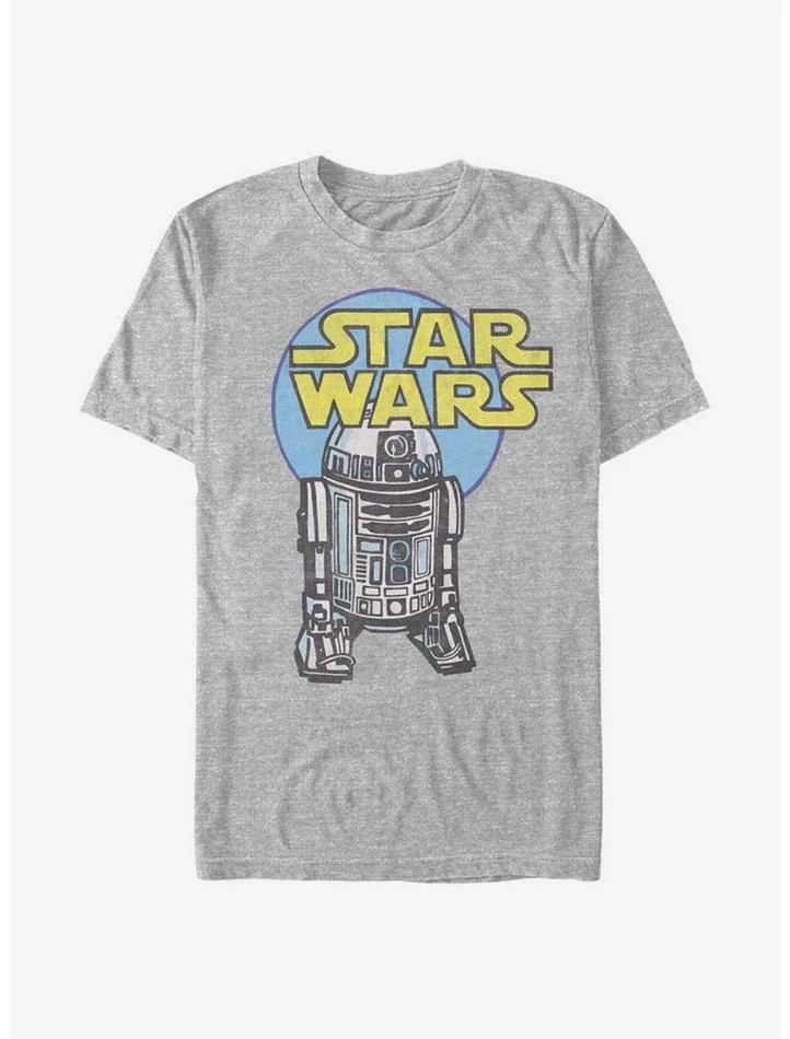Outlet 🎁 Star Wars R2 Cartoon T-Shirt ⌛ 3 Outlet 🎁 Star Wars R2 Cartoon T-Shirt ⌛