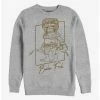Flash Sale 😍 Star Wars: The Rise Of Skywalker Babu Frik Outline Crew Sweatshirt 🔔 -Star Wars Clothing Sales 15635523 hi
