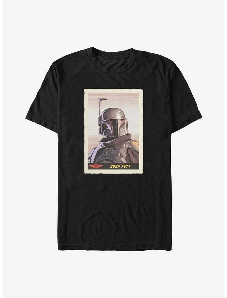 Best deal 😉 Star Wars The Mandalorian Boba Fett Card T-Shirt 😀 3 Best deal 😉 Star Wars The Mandalorian Boba Fett Card T-Shirt 😀