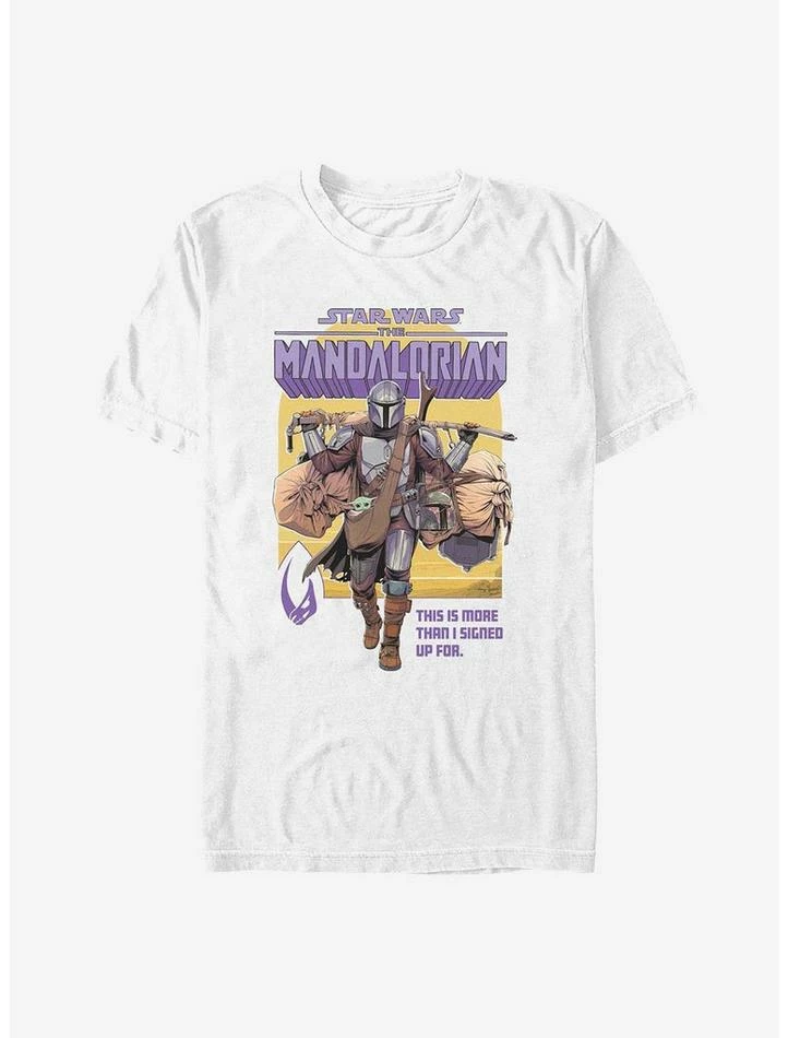 Cheapest 🌟 Star Wars The Mandalorian More Than I Signed Up Mando T-Shirt 💯 5 Cheapest 🌟 Star Wars The Mandalorian More Than I Signed Up Mando T-Shirt 💯 - Image 3