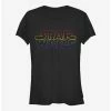 New 😀 Star Wars Outline Rainbow Logo T-Shirt 🔔 -Star Wars Clothing Sales 15814669 hi
