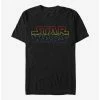 New ✔️ Star Wars Outline Rainbow Logo T-Shirt 🎁 -Star Wars Clothing Sales 15814786 hi