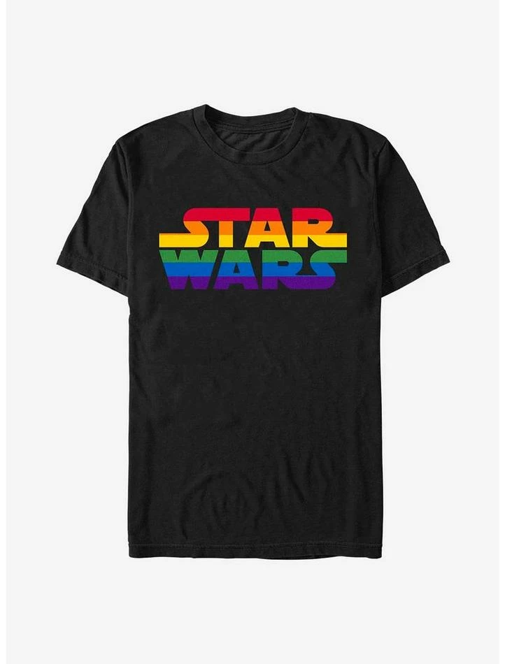 Discount ✨ Star Wars Rainbow Logo T-Shirt 🌟 3 Discount ✨ Star Wars Rainbow Logo T-Shirt 🌟