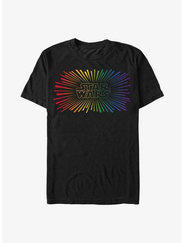 Promo ๐ Star Wars Rainbow Rays Logo T-Shirt ๐ 3 Promo ๐ Star Wars Rainbow Rays Logo T-Shirt ๐