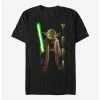 Coupon ⌛ Star Wars: The High Republic Yoda Hero Shot T-Shirt 🧨 -Star Wars Clothing Sales 15866226 hi