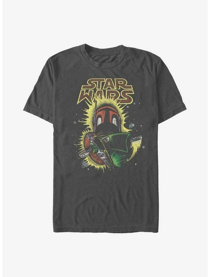 Promo 😍 Star Wars Boba Fett Blast Off T-Shirt 👏 5 Promo 😍 Star Wars Boba Fett Blast Off T-Shirt 👏 - Image 3
