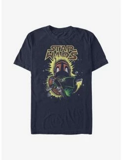 Promo 😍 Star Wars Boba Fett Blast Off T-Shirt 👏 9 Promo 😍 Star Wars Boba Fett Blast Off T-Shirt 👏 -Star Wars Clothing Sales 15868937 hi 1