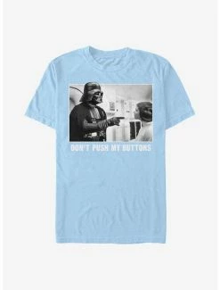 Best deal 🎉 Star Wars Darth Vader Meme Button Pusher T-Shirt 🥰 -Star Wars Clothing Sales 15868967 hi