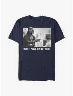 Best deal 🎉 Star Wars Darth Vader Meme Button Pusher T-Shirt 🥰 -Star Wars Clothing Sales 15868977 hi