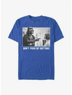 Best deal 🎉 Star Wars Darth Vader Meme Button Pusher T-Shirt 🥰 -Star Wars Clothing Sales 15868987 hi