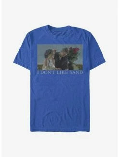 Hot Sale 🥰 Star Wars Padme And Anakin I Don't Like Sand Meme T-Shirt 😍 -Star Wars Clothing Sales 15869187 hi