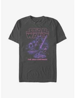 Promo ✔️ Star Wars The Saga Continues T-Shirt 🥰 8 Promo ✔️ Star Wars The Saga Continues T-Shirt 🥰 -Star Wars Clothing Sales 15869397 hi 1