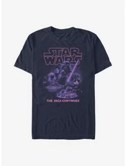 Promo ✔️ Star Wars The Saga Continues T-Shirt 🥰 9 Promo ✔️ Star Wars The Saga Continues T-Shirt 🥰 -Star Wars Clothing Sales 15869407 hi