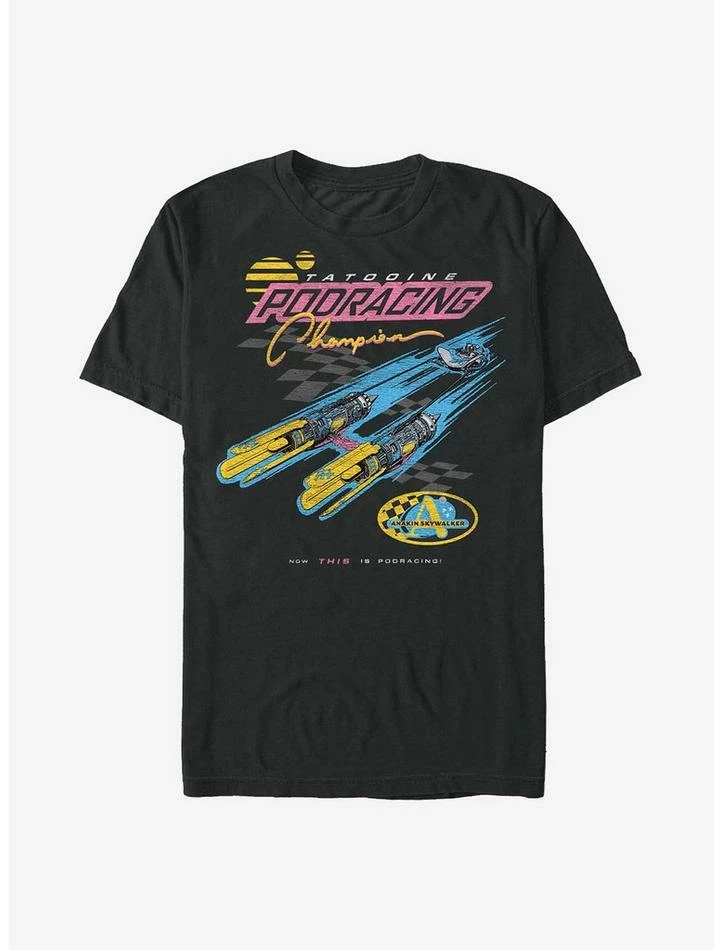 Cheapest ✔️ Star Wars Tatooine Podracing Champion T-Shirt 😀 4 Cheapest ✔️ Star Wars Tatooine Podracing Champion T-Shirt 😀 - Image 2