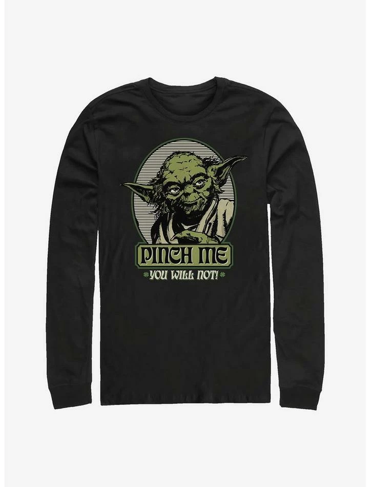 Cheapest ✨ Star Wars Pinch Me Yoda Long-Sleeve T-Shirt 🔔 3 Cheapest ✨ Star Wars Pinch Me Yoda Long-Sleeve T-Shirt 🔔