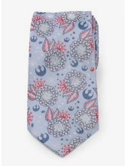 Buy ⭐ Star Wars Floral Icons Light Blue Tie 🛒