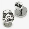 Deals 🎁 Star Wars Stormtrooper Stainless Steel Cufflinks 👍