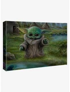 Best deal 🌟 Star Wars The Mandalorian Child's Play 10" x 14" Gallery Wrapped Canvas 🥰