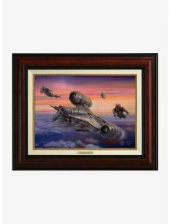 Best deal 😉 Star Wars The Mandalorian The Escort 12" x 16" Canvas Classics 🛒