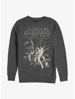 Best deal 🧨 Star Wars Poster Crew Sweatshirt 🔥