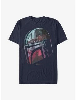 Cheapest 🎁 Star Wars The Mandalorian Helmet Explanation T-Shirt 💯 -Star Wars Clothing Sales 15928732 hi