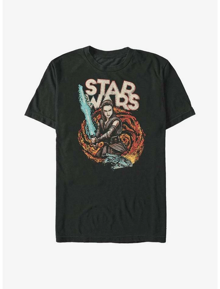 Outlet 🌟 Star Wars: The Last Jedi Rey Resists T-Shirt 🔔 5 Outlet 🌟 Star Wars: The Last Jedi Rey Resists T-Shirt 🔔 - Image 3