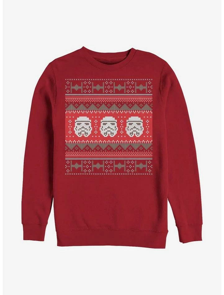 Cheapest 🎁 Star Wars Trooper Ugly Holiday Crew Sweatshirt 🌟 3 Cheapest 🎁 Star Wars Trooper Ugly Holiday Crew Sweatshirt 🌟