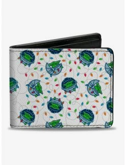 Coupon ⭐ Star Wars The Child Holiday Lights Carriage Pod Bifold Wallet ✔️