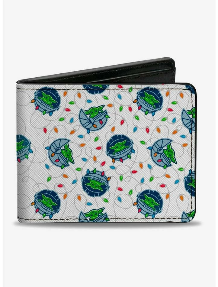 Coupon ⭐ Star Wars The Child Holiday Lights Carriage Pod Bifold Wallet ✔️ 3 Coupon ⭐ Star Wars The Child Holiday Lights Carriage Pod Bifold Wallet ✔️