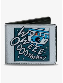Cheapest 🥰 Star Wars R2D2 Weee Owwww Bifold Wallet ⌛