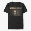 Flash Sale 🎁 Star Wars The Mandalorian The Child Logo Scene T-Shirt 🤩 -Star Wars Clothing Sales 16011891 hi