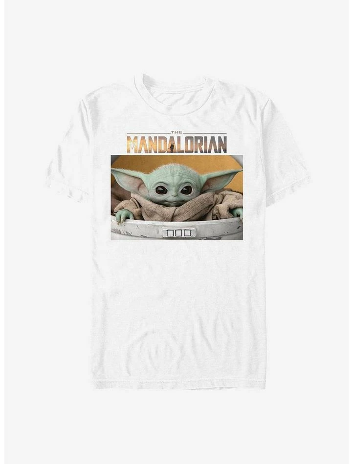 Cheapest 😀 Star Wars The Mandalorian The Child Small Box T-Shirt 🎉 4 Cheapest 😀 Star Wars The Mandalorian The Child Small Box T-Shirt 🎉 - Image 2