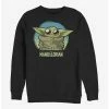 Cheapest 🧨 Star Wars The Mandalorian The Child Cute Eyes Crew Sweatshirt 😀 -Star Wars Clothing Sales 16012449 hi